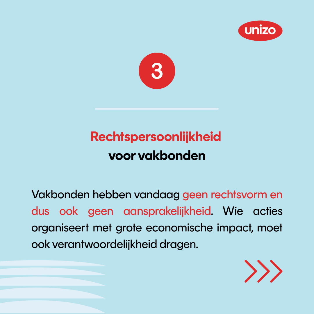 "Sociale actie"? Nee. Dit is een economische gijzeling. Vandaag opnieuw staking, opnieuw schade voor kmo’s. UNIZO stelt 3 eisen: ✔ wettelijke grenzen ✔ grondwettelijk ondernemersrecht ✔ aansprakelijkheid vakbonden.

Meer info 👉 unizo.be/berichten/pers…