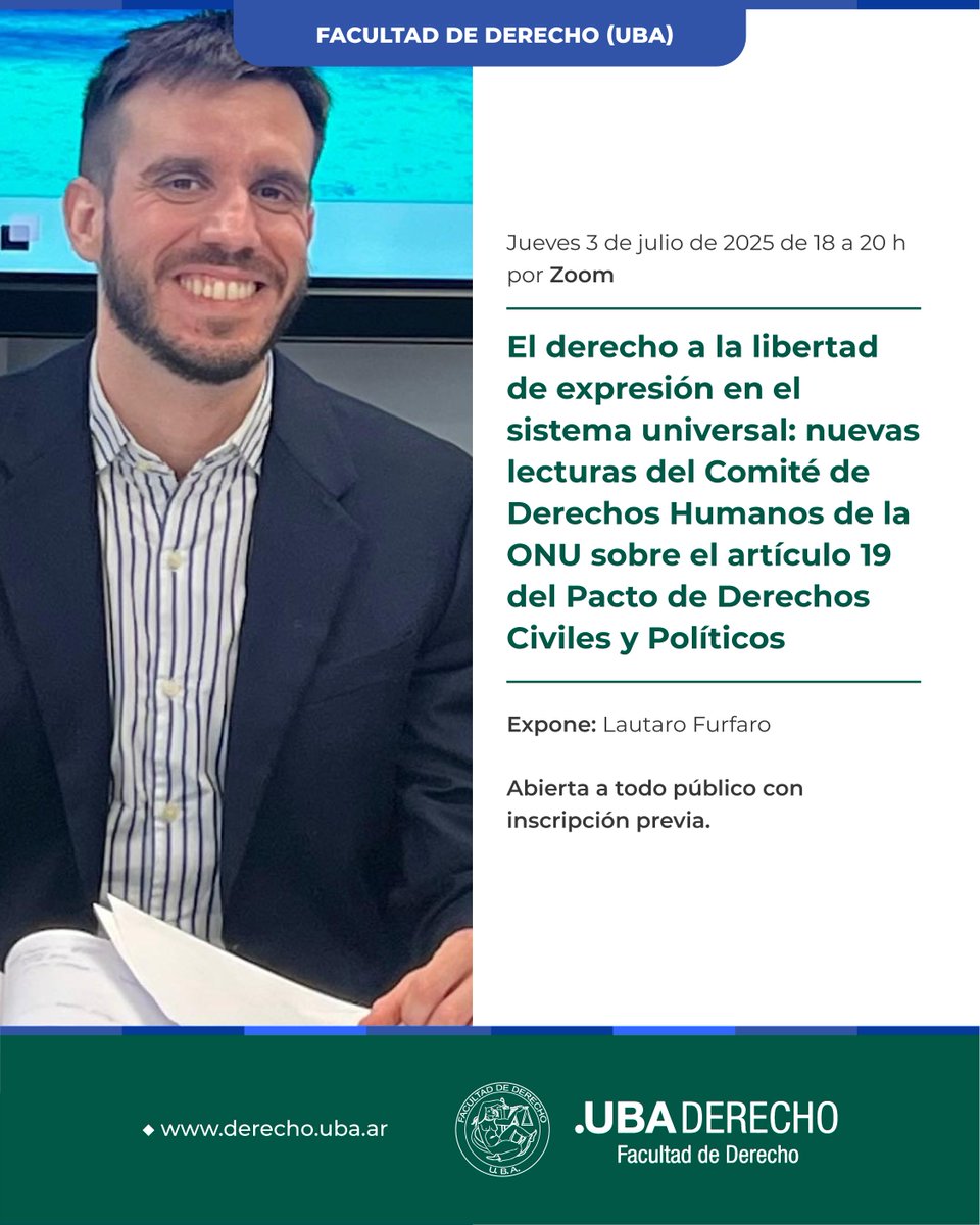 Facultad de Derecho tweet media