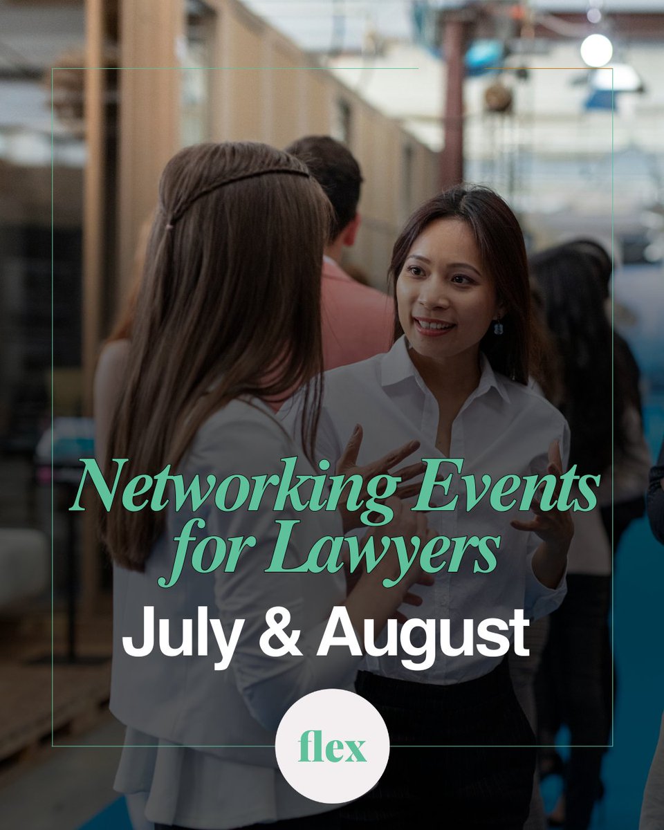 FlexLegalNet's tweet image. There’s no time like the present time to reassess your networking goals. 
Take a look at our curated list of networking events for lawyers and set yourself up for valuable connections in the months to come!

Visit: loom.ly/VtQYTto

#lawyerlife #networkingevents