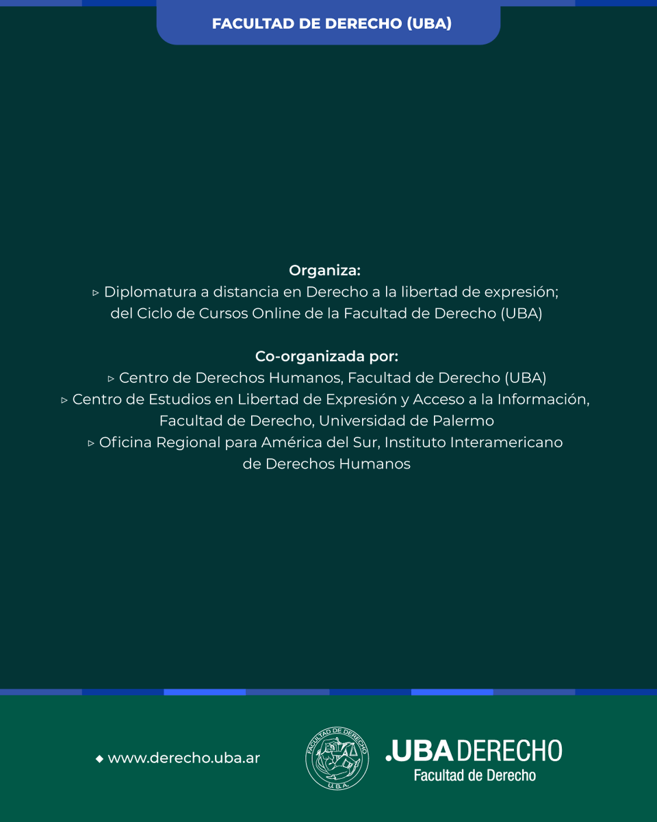 Facultad de Derecho tweet media