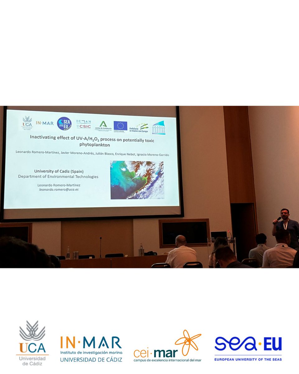 🐟 Parte de nuestros investigadores del INMAR han participado en la 7th International Conference on Environmental Applications of Advanced Oxidation Processes (#EAAOP7), celebrada los pasados 10 al 13 de junio en Italia. 

#noticias #eventos #INMAR #investigación