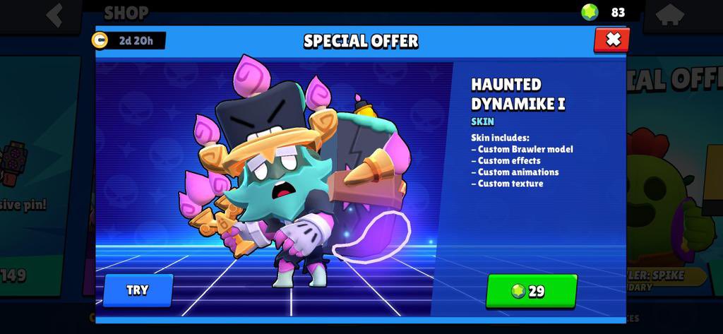 Roron___'s tweet photo. ⚠️ NEW DYNA SKIN IN THE SHOP ⚠️

New bug ? #brawlstars https://t.co/GdB01kLyA1