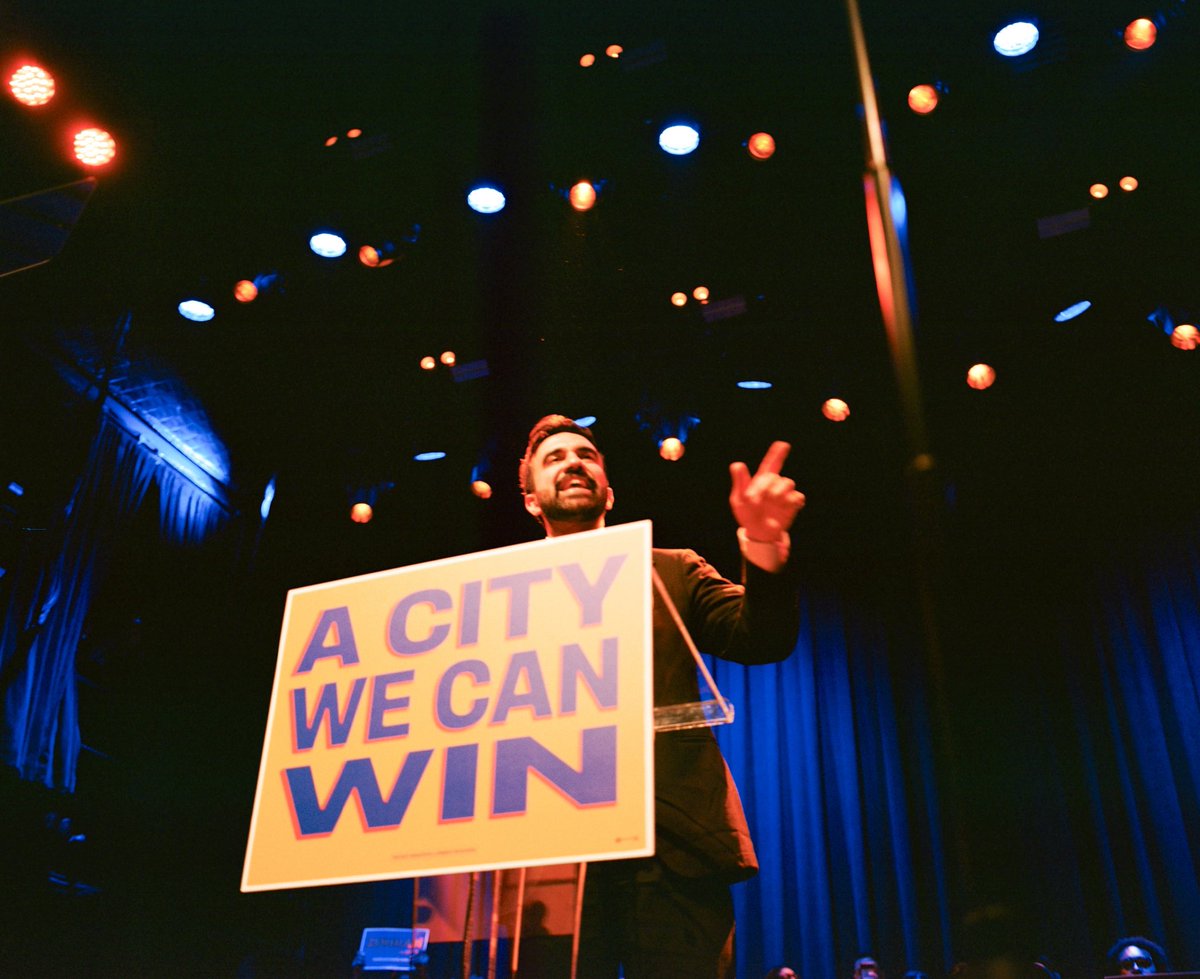 jackcalifano's tweet image. Good morning Zohran Mamdani’s NYC! I’ve been photographing the campaign for the last 5 months. Here’s a thread of my favorite shots: