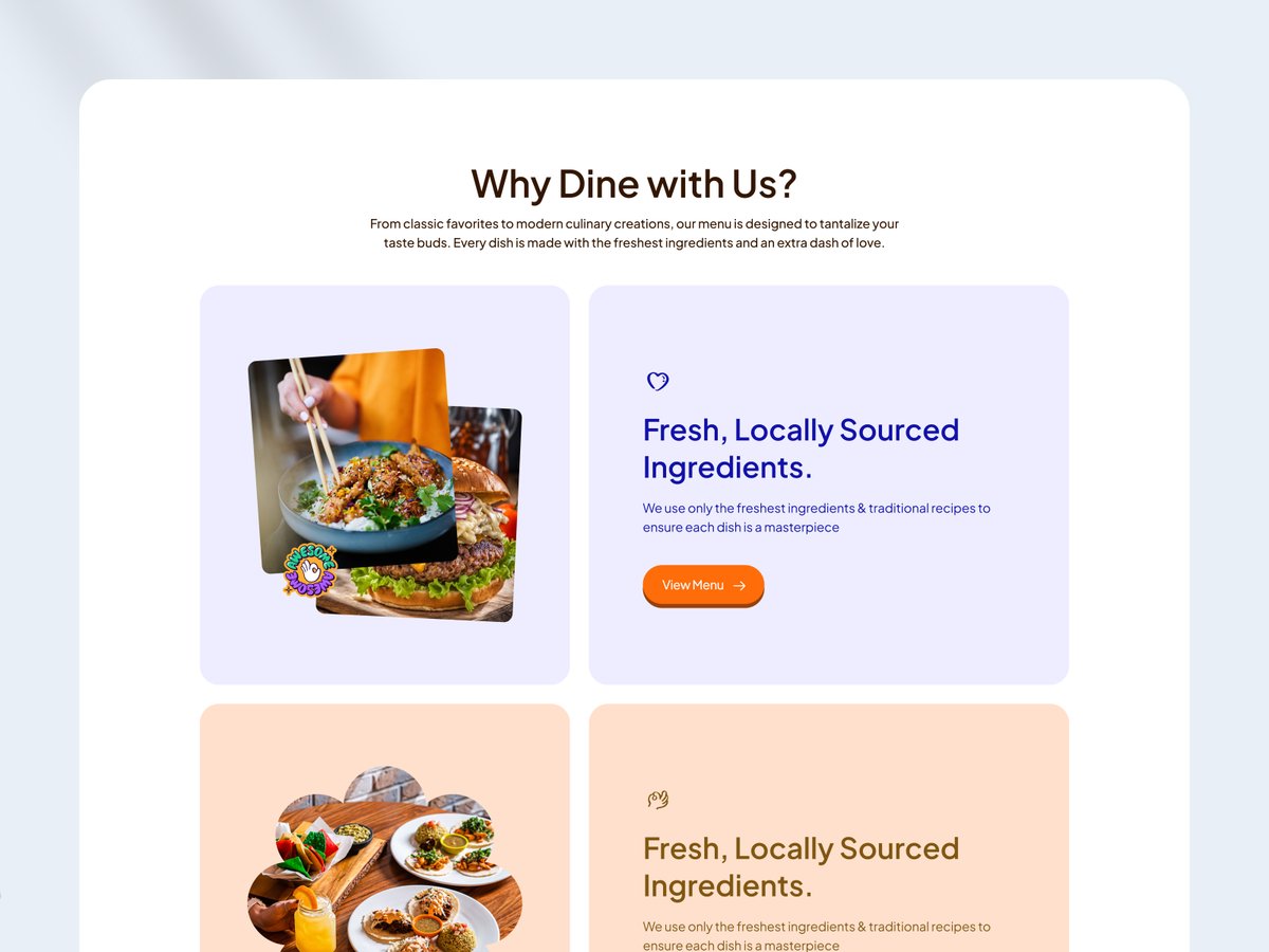 UnifiedUI's tweet image. UnifiedUI - About Us Section For Restaurant Web UI
Have a look at → unifiedui.com