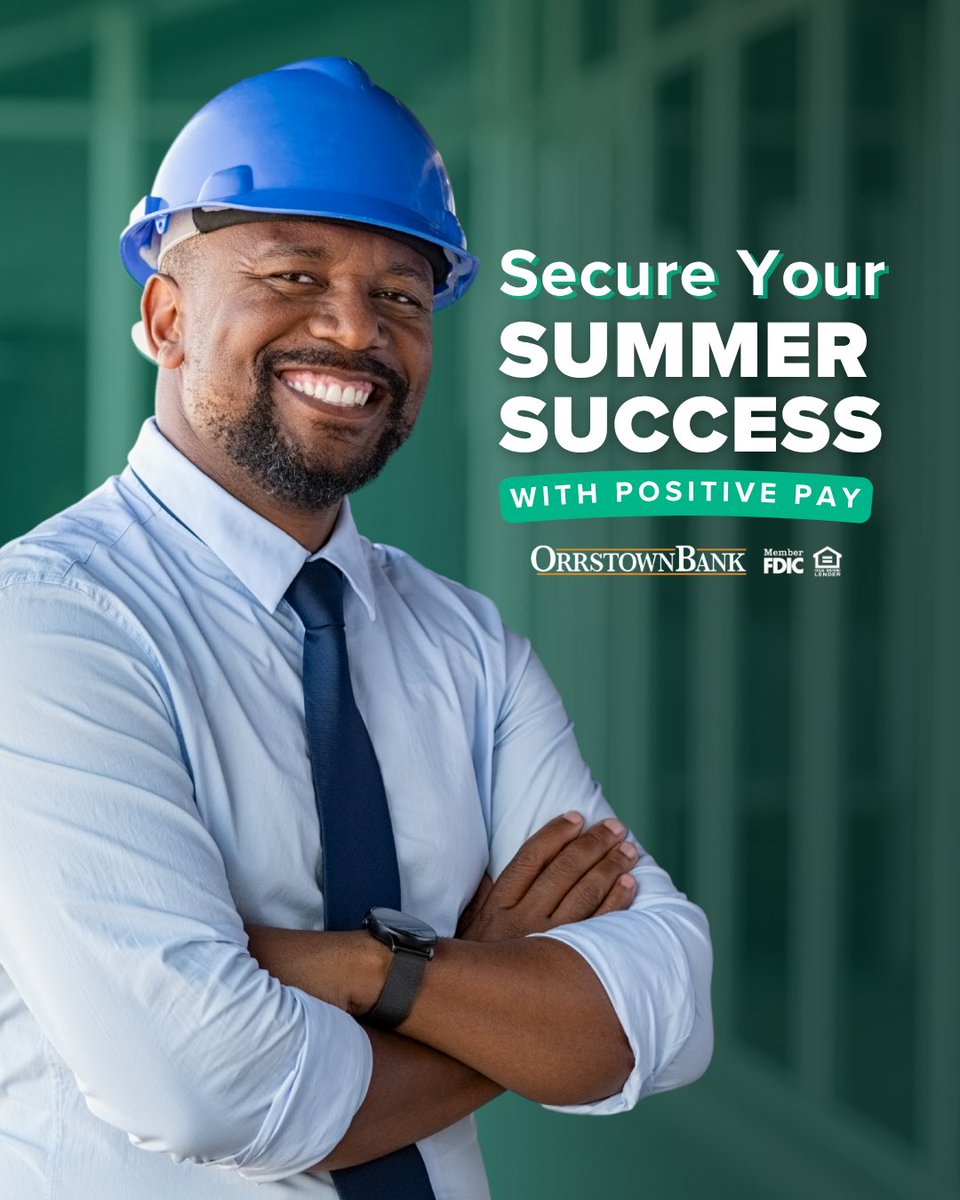 Kick Off Summer with Secure Banking! ☀️ Protect your business from fraud with Positive Pay from Orrstown Bank. Learn more: orrstown.com/?utm_source=tw…