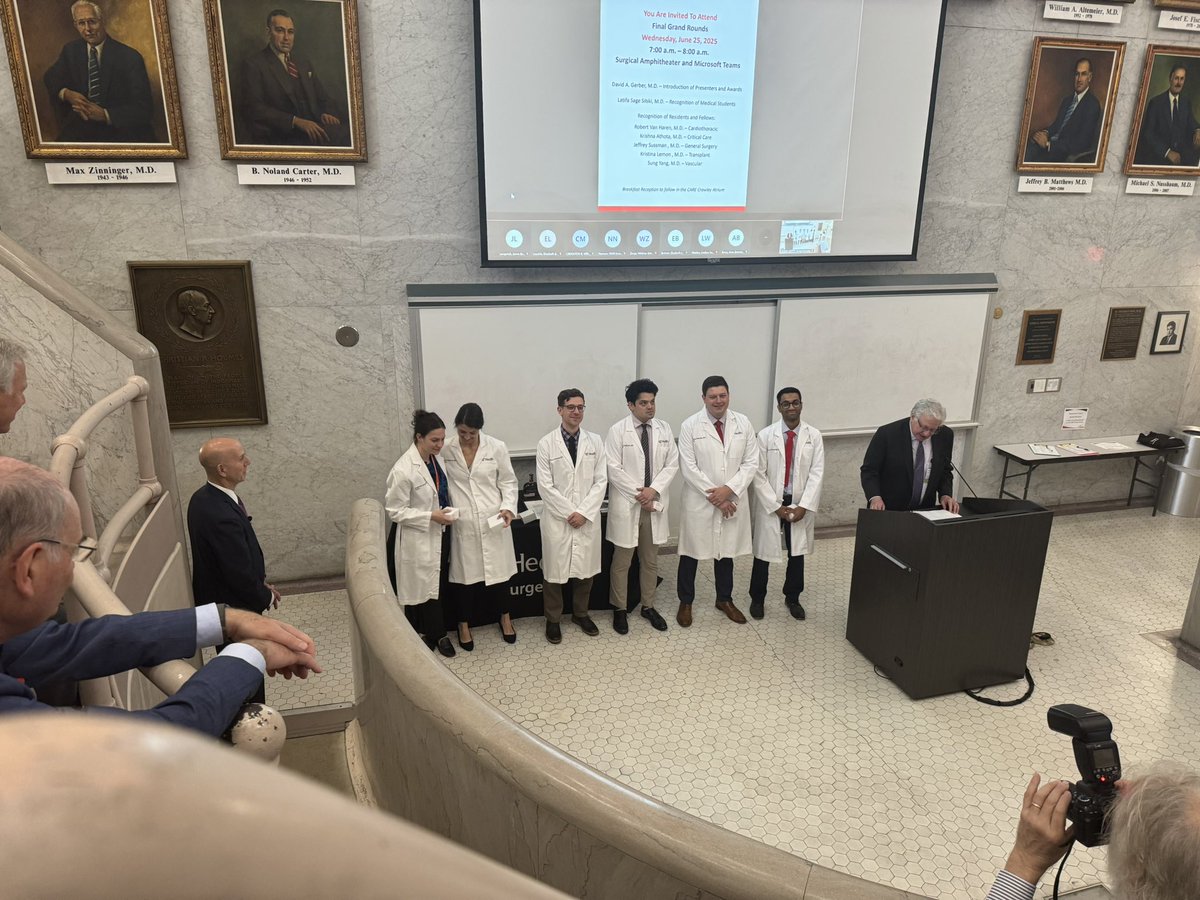 Syed A. Ahmad (@syedaahmad5) on Twitter photo A great tradition. Celebrating the graduating Chief residents and recognizing the incoming Chiefs in the oldest surgical amphitheater. <a href="/UCincySurg/">UC General Surgery</a> <a href="/CincyMedicine/">Cincinnati Medicine</a> <a href="/cincysurgery/">UC General Surgery Residents</a> A great tradition. Celebrating the graduating Chief residents and recognizing the incoming Chiefs in the oldest surgical amphitheater. <a href="/UCincySurg/">UC General Surgery</a> <a href="/CincyMedicine/">Cincinnati Medicine</a> <a href="/cincysurgery/">UC General Surgery Residents</a>