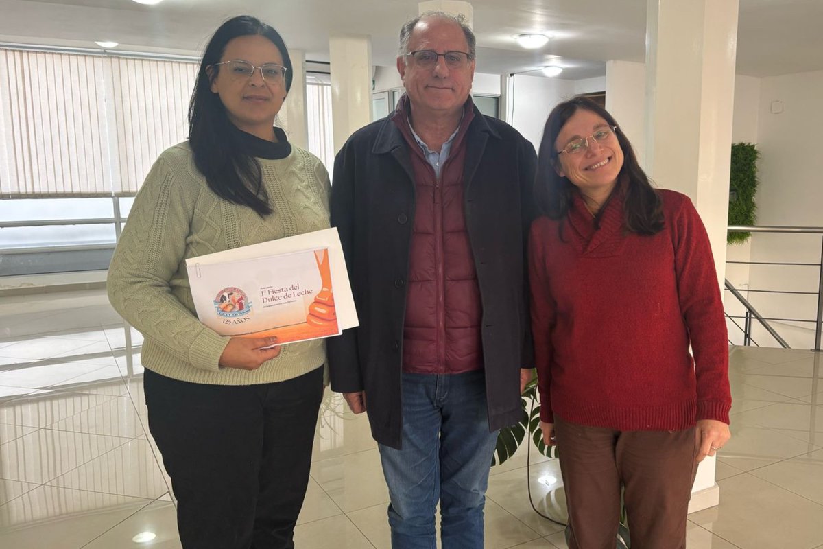 La escuela agrotécnica Las Delicias, nos presentó su proyecto de #FiestaDelDulceDeLeche.

Recibimos a sus representantes y nos comprometimos a acompañar con gestión esta importante iniciativa 🍯👏👏👏  en el marco del año de su °125 aniversario.