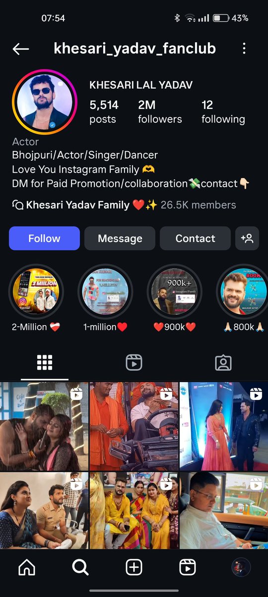 𝗦𝗛𝗨𝗕𝗛𝗔𝗠 𝗬𝗔𝗗𝗔𝗩 ⚡ (@shubham__efc) on Twitter photo This is the fan page of bhojpuri star <a href="/khesariLY/">Khesari Lal Yadav (खेसारी)</a> or ek taraf humare <a href="/ElvishYadav/">Elvish Yadav</a> bhai jiske per day 4 to 5 fan page account suspended ho raha hai 🥹 per koi fark nahi padta 😏
#ElvishYadav #ElvishArmy This is the fan page of bhojpuri star <a href="/khesariLY/">Khesari Lal Yadav (खेसारी)</a> or ek taraf humare <a href="/ElvishYadav/">Elvish Yadav</a> bhai jiske per day 4 to 5 fan page account suspended ho raha hai 🥹 per koi fark nahi padta 😏
#ElvishYadav #ElvishArmy