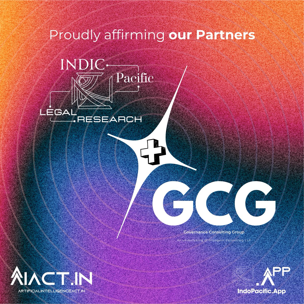 Happy to announce ⁦<a href="/indicpacific/">Indic Pacific Legal Research</a>⁩’s partnership with GCG led by ⁦<a href="/AnkitRajBharat/">Ankit Raj Shrivastava 🇮🇳</a>⁩.

More to come. 😁