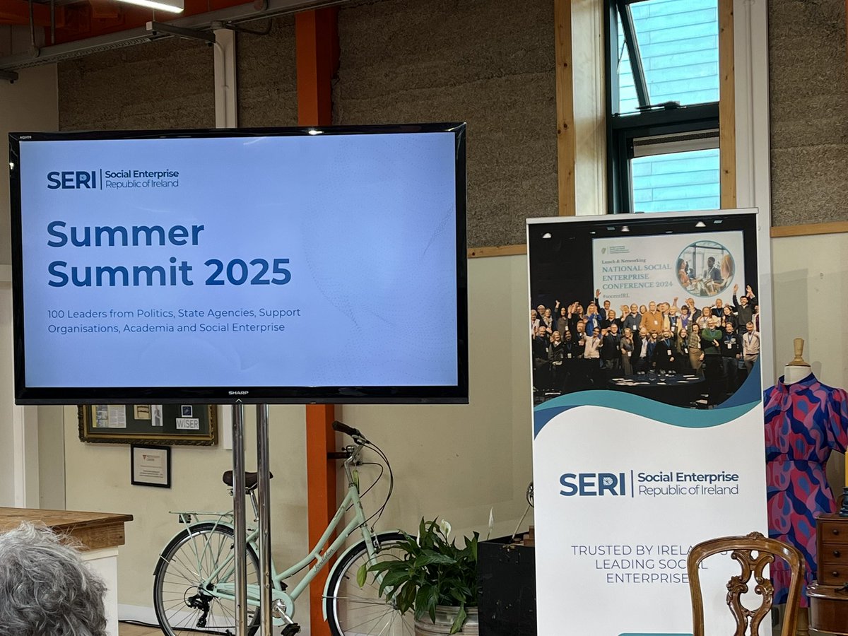 Delighted to be representing <a href="/pobal/">Pobal</a> at this hugely significant event for the #SocEnt sector along with my colleague Paul Skinnader. An interesting afternoon ahead