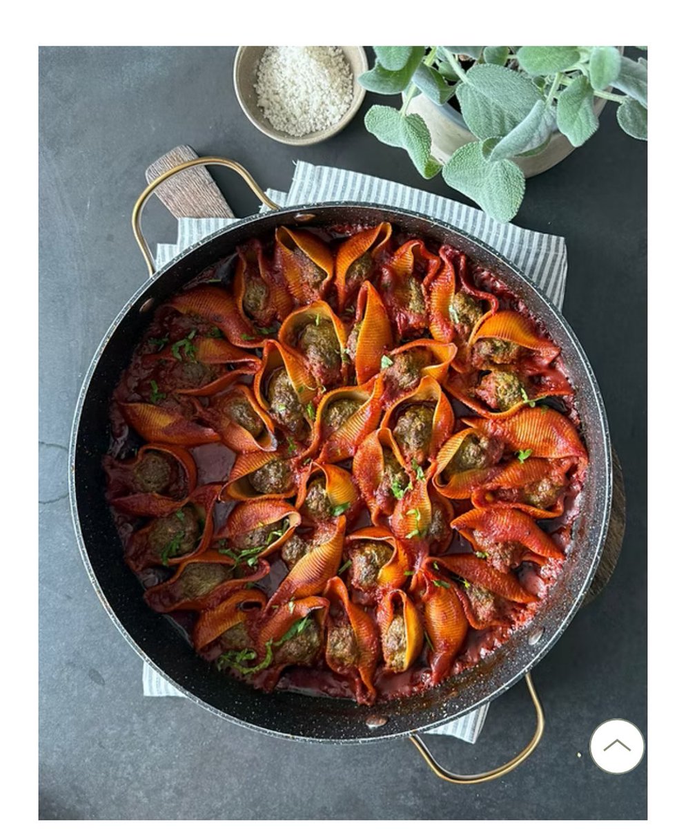 למישהו יש מתכון לקונכיות פסטה ממולאות בבשר אבל שזה לא נראה כמו הדבר העצוב הזה? 
משהו כמו בולונז.. לא יודעת 
🙏🏿🙏🏿