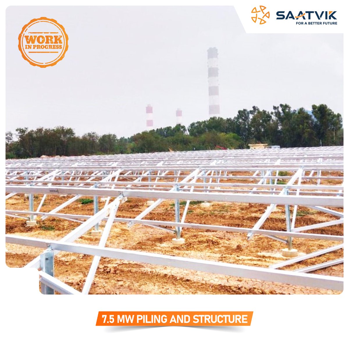 Proud to power progress in Punjab!
@saatviksolar
is commissioning a 7.5 MW solar project using our high-efficiency 585 Wp N-TOPCon modules for a thermal energy leader. Completion is scheduled soon. #epcproject #solarepcproject #projectupate #solarenergy #epc #workinprogress