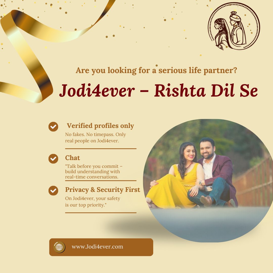 Jodi4E7313's tweet photo. Why Jodi4Ever is India’s Most Trusted Matrimony App for Serious Matches https://t.co/y4sYpBO76Y