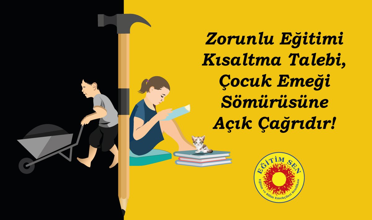 🔴Zorunlu Eğitimi Kısaltma Talebi Çocuk Emeği Sömürüsüne Açık Çağrıdır!
Eğitim süresinin kısaltılması, fiilen çalışma yaşının düşürülmesi ve çocuk işçiliğinin devlet eliyle yasallaştırılması anlamına gelecektir. Bu, uluslararası sözleşmelerin ve insan haklarının açık ihlalidir.