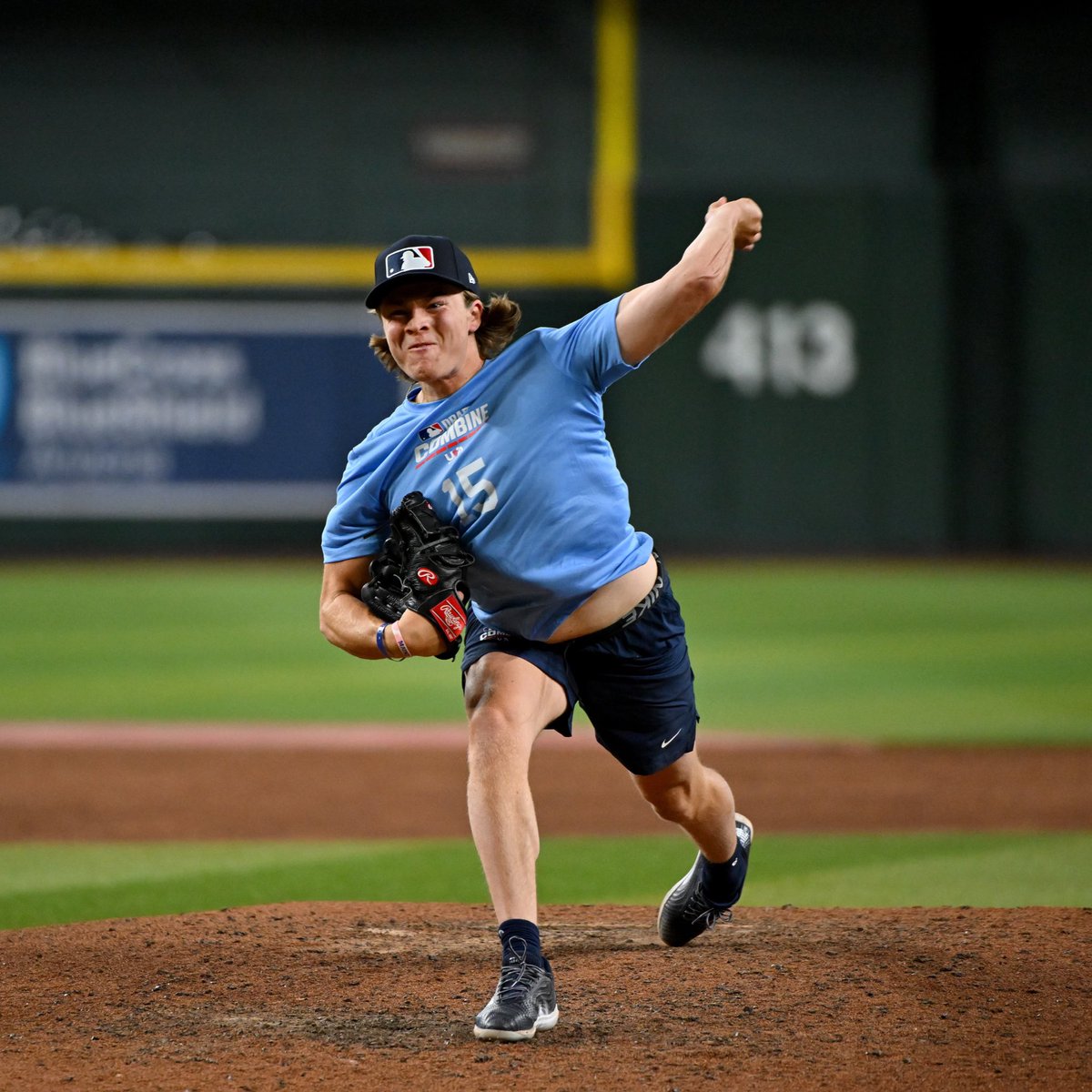 Solid showing out of Caleb at the 2025 MLB Draft Combine 📈

#blackbearnation | #wineverything | #MLBDraft