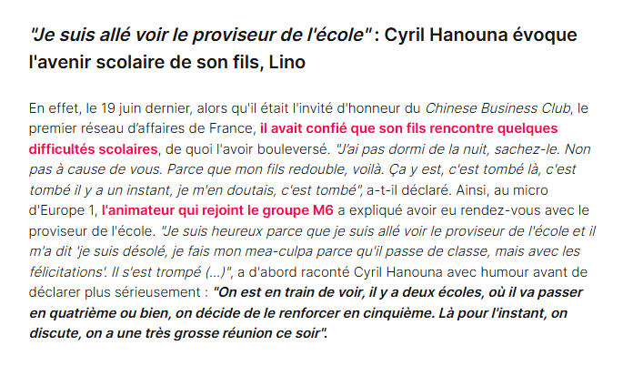 DebilesDuPoste's tweet photo. Le fils de Cyrl #Hanouna rencontre des difficultés à l école.

Peut-être qu'il regardait trop #Tpmp
Une émission pour les débiles https://t.co/ooCbqS3j7f