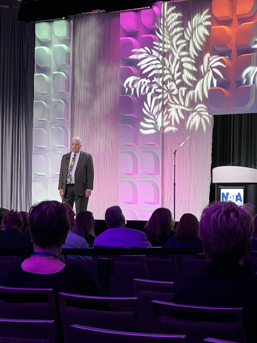 Getting going with #NATA2025 with a message from president Duffy. I know it is a little corny but messages like these are invaluable to my connection to this profession and our community of athletic trainers.