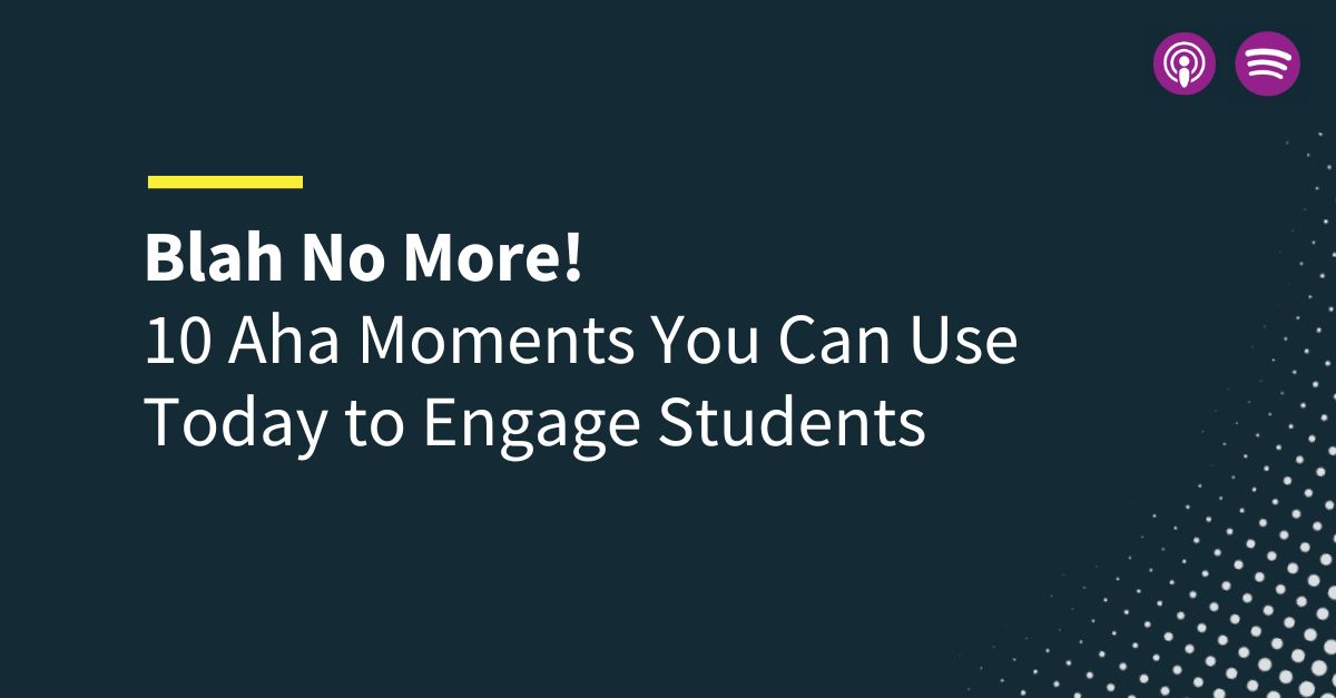 Some students check out quietly. Others stop showing up.
And sometimes, it’s hard to tell when the energy’s gone until the room goes flat.

In this new blog, instructors share the small shifts that helped bring that energy back.

buff.ly/QUW0zCx
