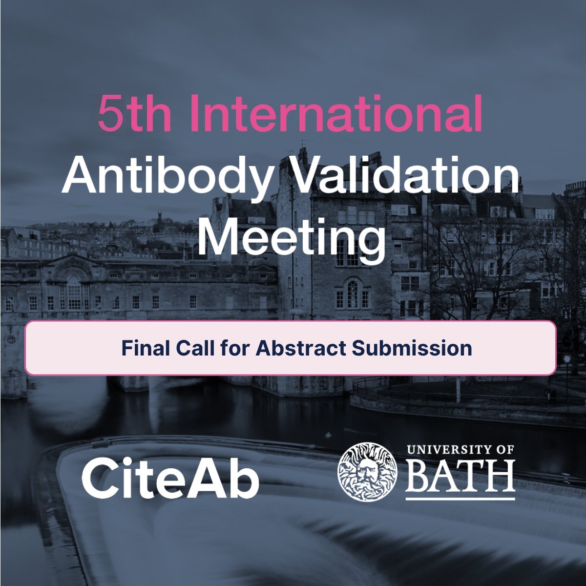 📢 Final call for abstracts for #AbVal 2025!

Submit your poster abstract before the 30th June - with 22 world-class speakers, this is a meeting you don't want to miss being involved in! 

Selected abstracts will also be given a talking slot.

👉 antibodyvalidation.co.uk/registration