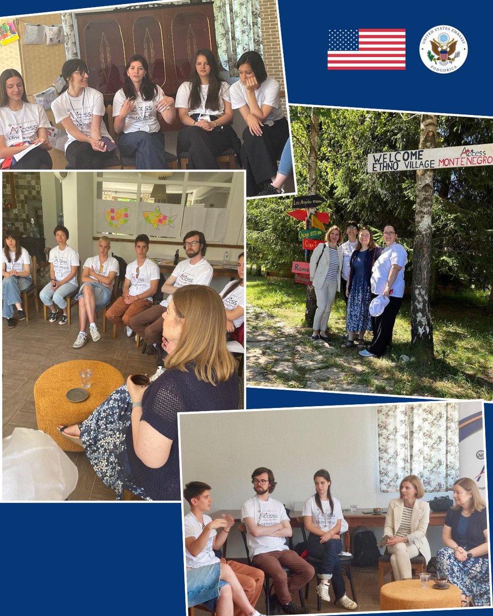 US Embassy Podgorica (@usembassymne) on Twitter photo This week, #AccessInPodgorica students wrapped up an unforgettable #AccessProgram #SummerCamp in Brezna with American football alongside #USMarines and shared camp highlights with <a href="/USAmbMNE/">Ambassador Judy Rising Reinke</a> Reinke. Thanks to all who made this experience unforgettable through language, leadership, This week, #AccessInPodgorica students wrapped up an unforgettable #AccessProgram #SummerCamp in Brezna with American football alongside #USMarines and shared camp highlights with <a href="/USAmbMNE/">Ambassador Judy Rising Reinke</a> Reinke. Thanks to all who made this experience unforgettable through language, leadership,