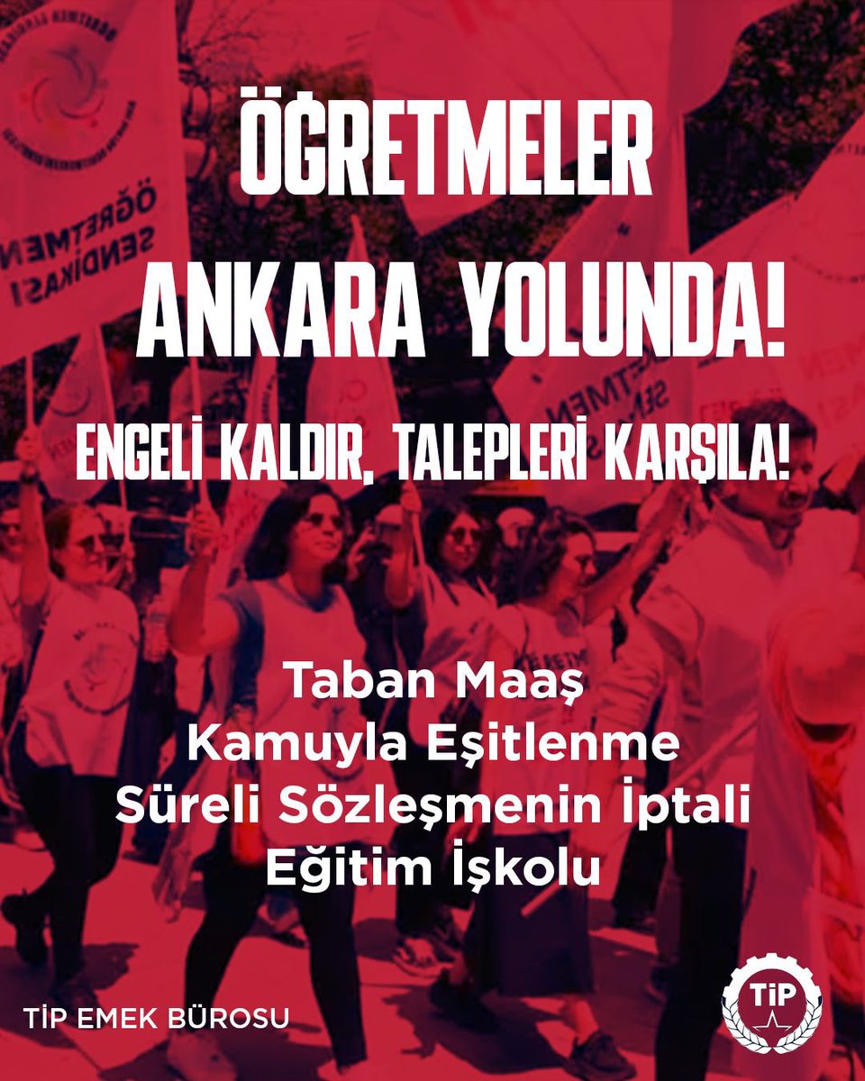 Özel Sektör Öğretmenleri Sendikası (<a href="/ogretmensendika/">Özel Sektör Öğretmenleri Sendikası</a>)'na üye eğitimcilerin Büyük Yürüyüşü başladı!

Hakları için Ankara yollarında olan öğretmen dostlarımızı selamlıyoruz!

Bu yürüyüş, sadece öğretmenlerin değil; geleceğimizin, çocuklarımızın, eğitimin onur yürüyüşüdür.

İnsanca