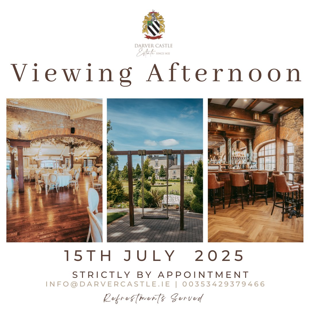 The Award-Winning Darver Castle Wedding Venue tweet media