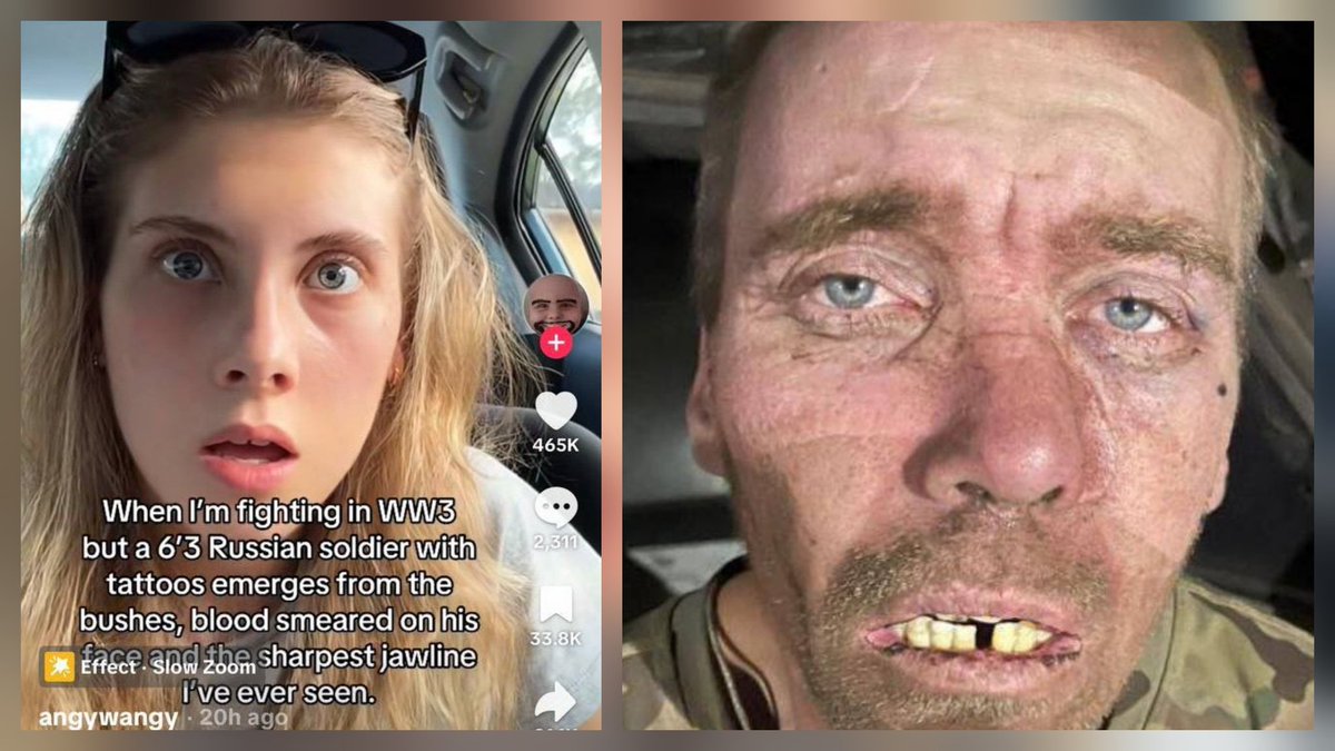 I hope one day she will meet her Russian soldier