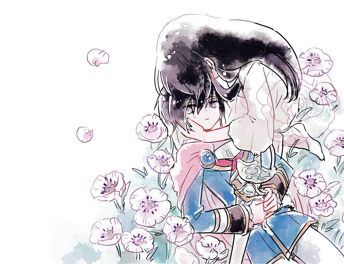「どうじんしの表紙と最初のイメージ どっちもお気に入り なんぼでも描きたいクリス様」|すうのイラスト