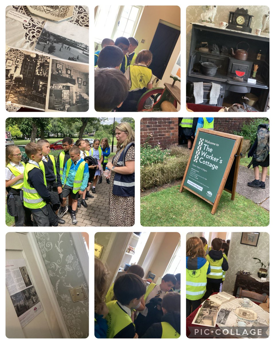 HBJSCH63's tweet image. Year 5 have visited Port Sunlight today to support our recent Discovery topic. Here are some children from 5L exploring a Worker’s Cottage.
#HBJSDISCOVERY
#OURLOCALAREA 
@PortSunlight