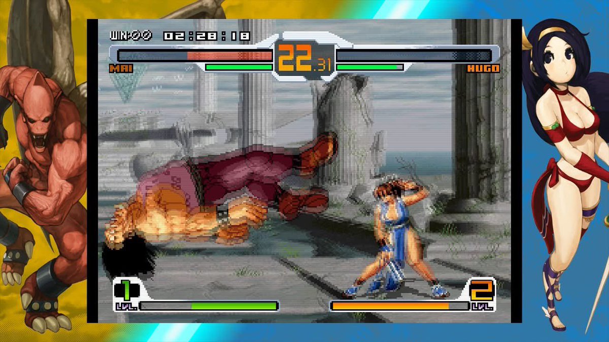 GundamBassExe32's tweet photo. retried Snk vs Capcom with Mai again and lol even on 1 the difficulty is still Assaine hard ! screw that .... sorry not sorry #Snkvscapcom #SVCChaos https://t.co/379Cten48F