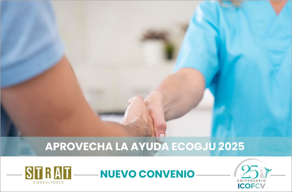 CFisioterapeutasCV (@icofcv) on Twitter photo ¿Vas a contratar a alguien joven en tu clínica?
Consigue hasta 12.500 € a fondo perdido con la ayuda ECOGJU 2025 🙌
📅 Tienes hasta el 31 de julio
info y gestión exclusiva para colegiados:
🔗 colfisiocv.com...
#ICOFCV #Fisioterapia #ECOGJU2025
<a href="/STRATCONSULT24/">STRAT CONSULTORES</a> ¿Vas a contratar a alguien joven en tu clínica?
Consigue hasta 12.500 € a fondo perdido con la ayuda ECOGJU 2025 🙌
📅 Tienes hasta el 31 de julio
info y gestión exclusiva para colegiados:
🔗 colfisiocv.com...
#ICOFCV #Fisioterapia #ECOGJU2025
<a href="/STRATCONSULT24/">STRAT CONSULTORES</a>
