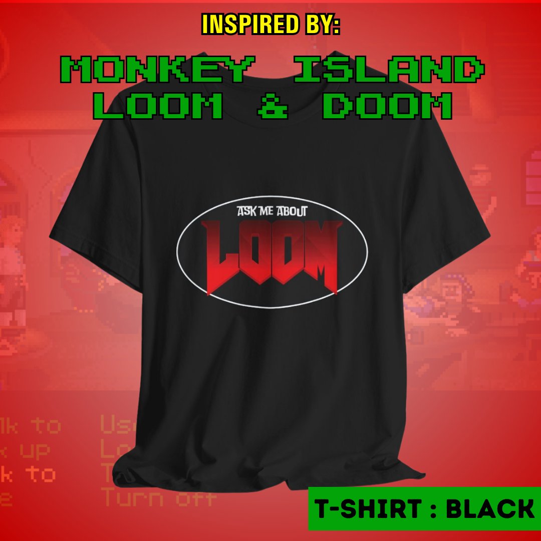 KOABDShirts's tweet photo. Inspired by the classic Lucasarts 1990 point and click game 'The Secret of Monkey Island' and the Pirate Cobb in the Scumm Bar.

Get yours today at: https://t.co/0Na8qnCJMk

#etsy #etsyseller #tshirtshop #monkeyisland #loom #pointandclickadventure #doom https://t.co/sSG7qegPwW