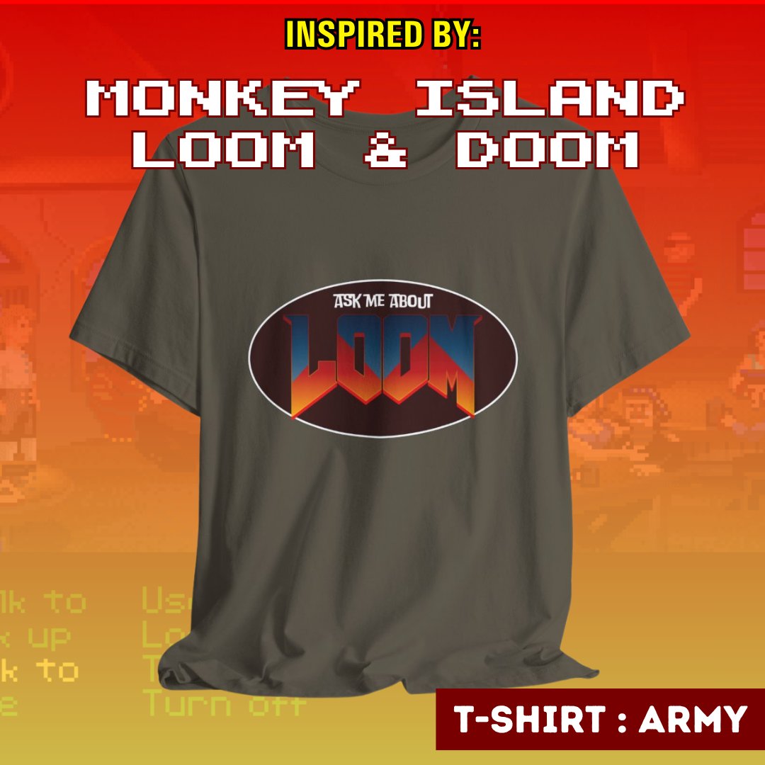 KOABDShirts's tweet photo. Inspired by the classic Lucasarts 1990 point and click game 'The Secret of Monkey Island' and the Pirate Cobb in the Scumm Bar.

Get yours today at: https://t.co/0Na8qnCJMk

#etsy #etsyseller #tshirtshop #monkeyisland #loom #pointandclickadventure #doom https://t.co/sSG7qegPwW