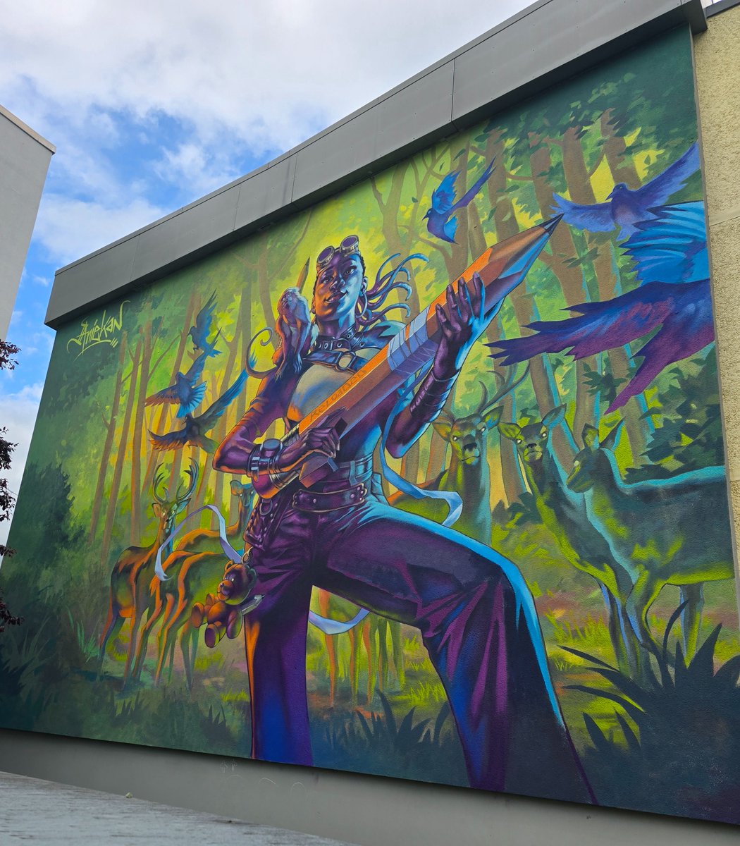 New mural alert. 
Location: Stavenhagen, Germany