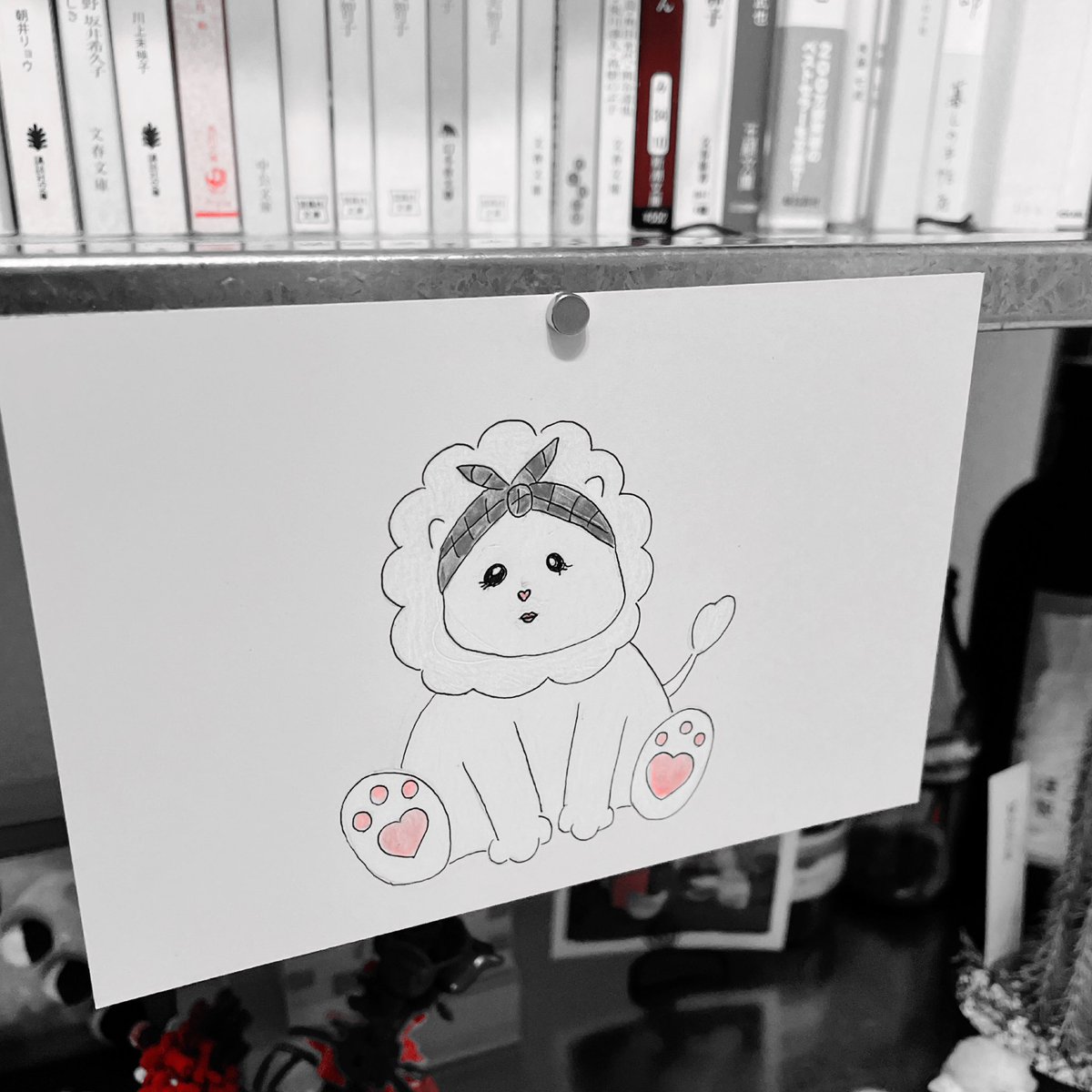 makaroni773's tweet photo. ﾗﾗﾗｲｵﾝ
#気まぐれイラスト https://t.co/acIXJM2Hgl