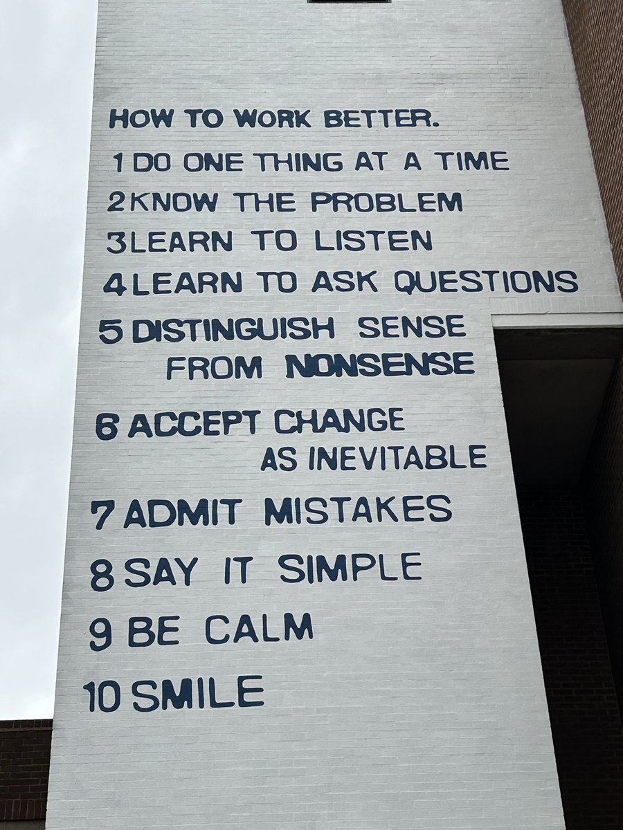 ColinGlover2's tweet image. Saw this on a wall in Chester at the weekend. Excellent advice!