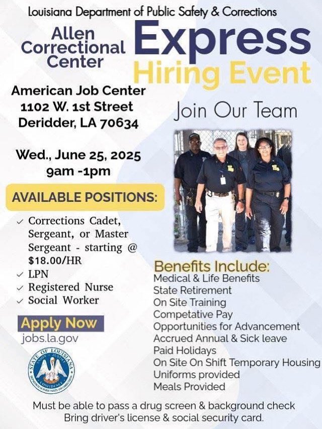 City of DeRidder (@deriddercity) on Twitter photo 