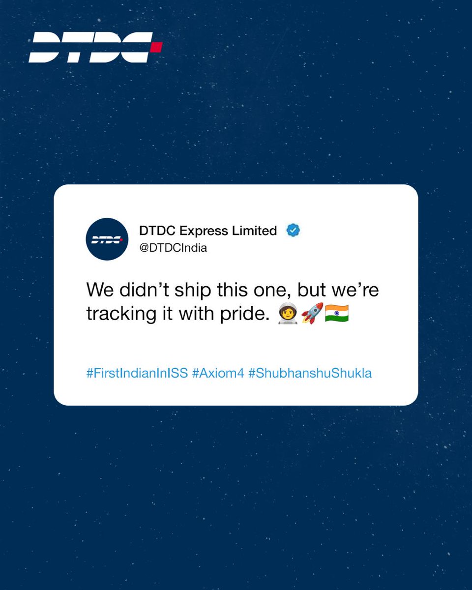 DTDC Express Limited tweet media
