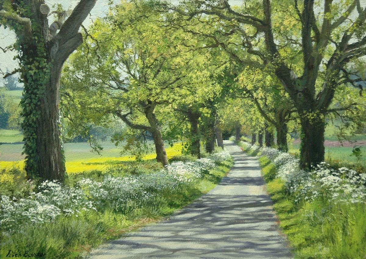 Hello again 
Peter Barker 
English painter.   His work makes my heart sing 
Such a fantastic palette.   In fact I think he’s known for it
