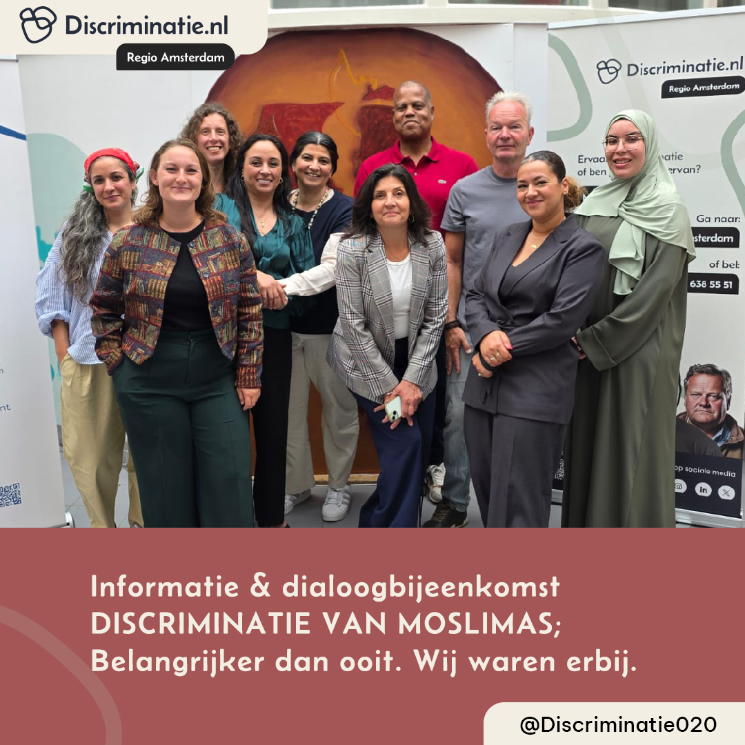 📍 Terugblik: Discriminatie van Moslima's – Een informatie en dialoogbijeenkomst bij Vrouwen aan 't IJ

Op dinsdag 24 juni, vond een belangrijke ontmoeting plaats over dit (jammer genoeg) steeds meer relevante onderwerp.

Lees hier meer:
mdra.nl/discriminatie-…