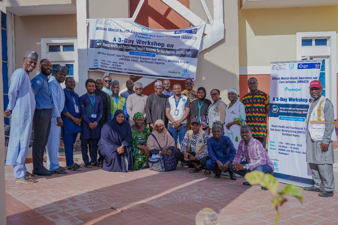 S_KFoundation's tweet photo. Last week, our dedicated staff attended a 3-day Multisectoral Workshop on Strengthening MHPSS in Humanitarian Programming using the MHPSS Minimum Service Package (MSP).
 @IOM_Nigeria @WHO @WHONigeria @unhcrnigeria https://t.co/0X73TtXnIi