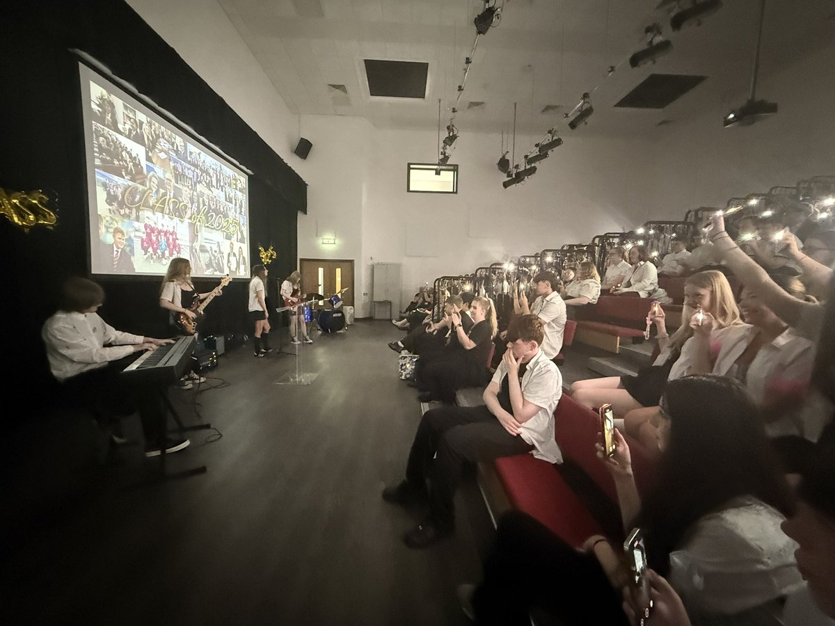 The Class of 2025 and The Year 11 Band. Not a dry eye in the house….