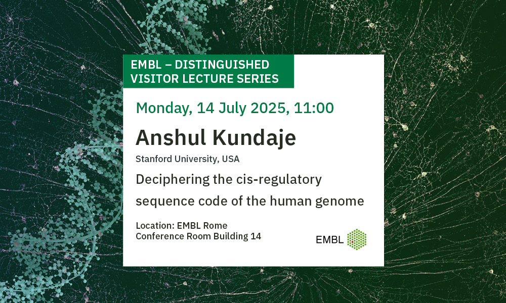 EMBLRome's tweet image. 📢We are delighted to invite you to our next Distinguished Visitor Lecture:
🗣️Anshul Kundaje, Stanford University, USA
🗓️14 July 2025
📍EMBL Rome
‼️ Registration for in-person participation: docs.google.com/forms/d/1zJmHE…