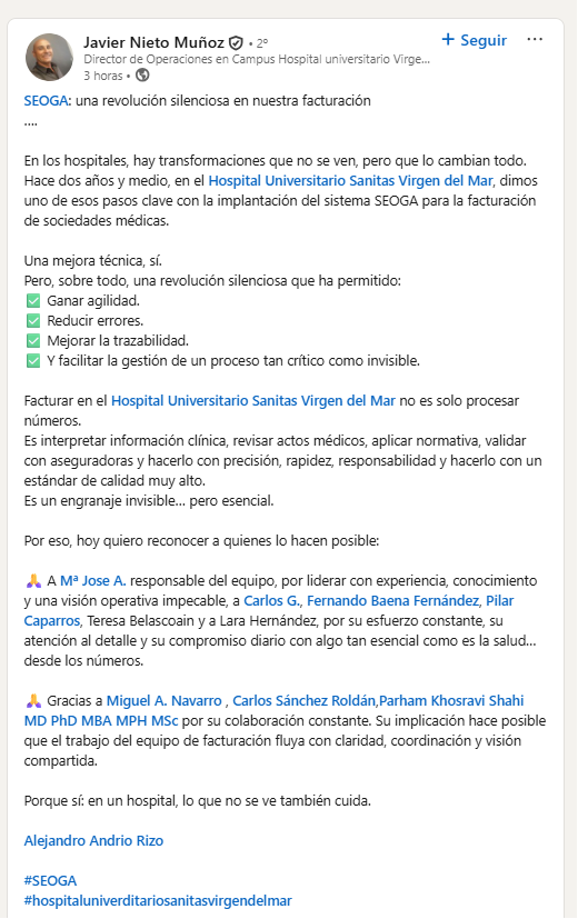 jacastelao's tweet photo. Estas son las cosas que dan sentido a el esfuerzo de los equipos. 
Enhorabuena a todos l@s profesionales involucrad@s. https://t.co/IIyBbvSTEe