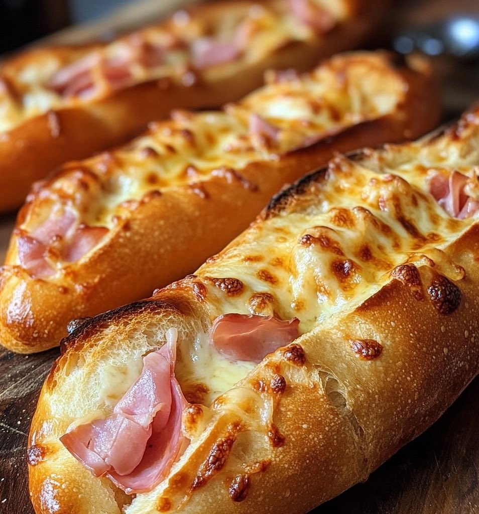 WHATSFORDlNNER's tweet photo. Cheese and Ham Baguette https://t.co/4nZEGv2XQK
