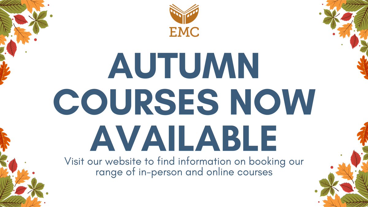EngMediaCentre's tweet image. BOOK YOUR AUTUMN CPD NOW!
englishandmedia.co.uk/courses/