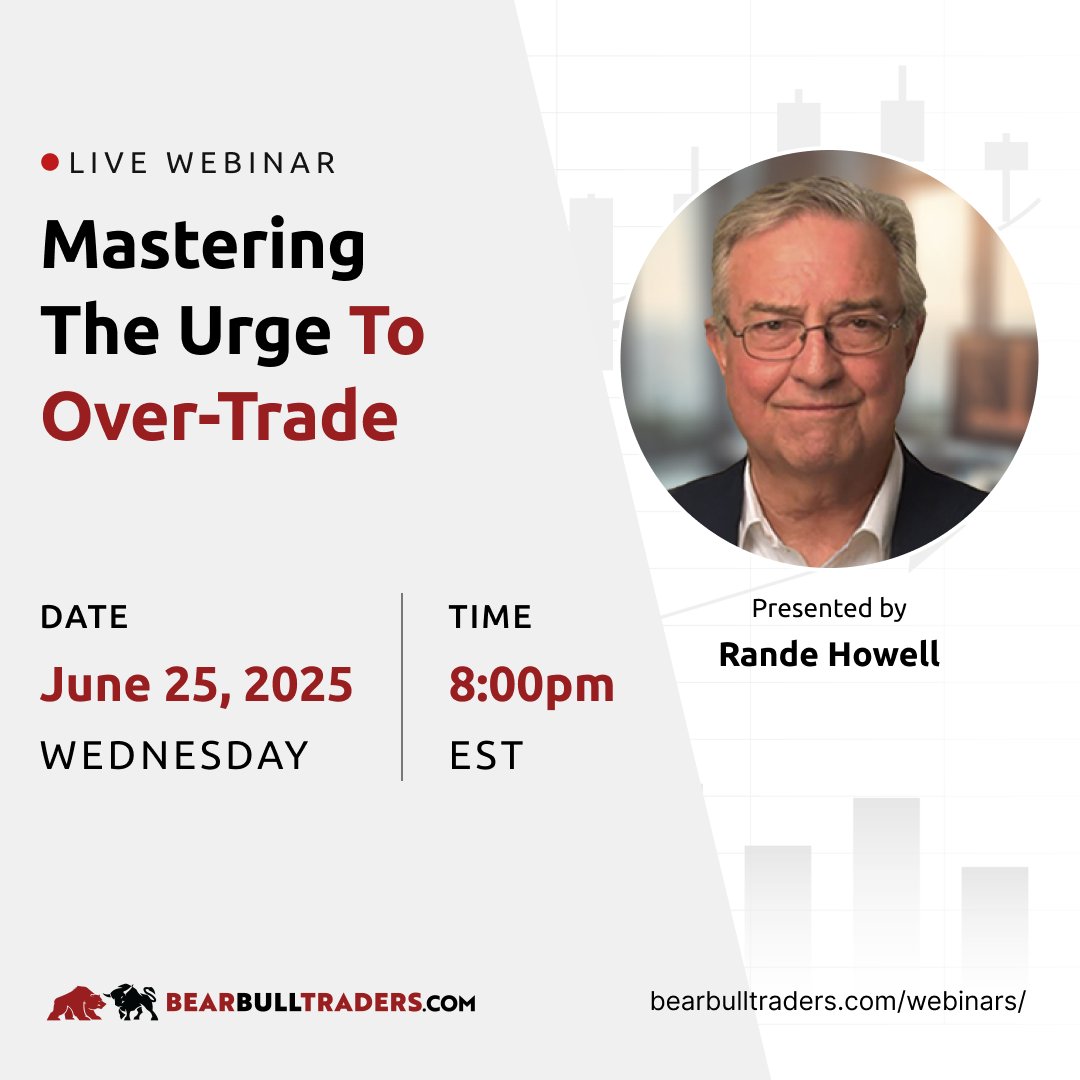 MikeB_BBT's tweet image. Thought of the Day: Success in trading comes from trusting your strategy and sticking to it, trade after trade.

Watchlist: $AMZN, Trading Terminal Scanners

Tonight at 8:00 PM ET,  @BearBullTraders Elite members will meet with Rande Howell for a psychology webinar titled:…