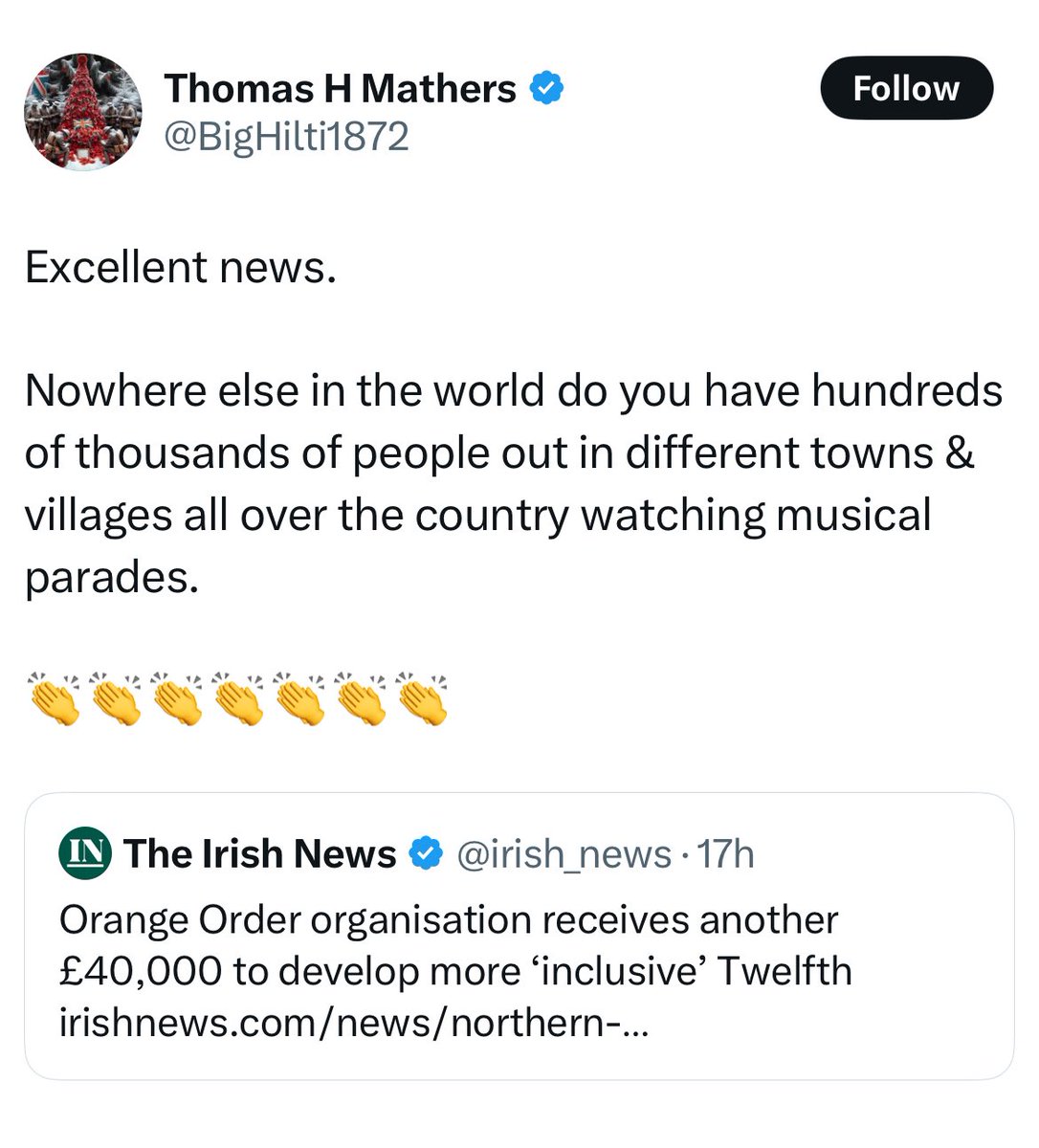 TheHeathenSoul's tweet image. Ahem, cough, St Patrick’s Day. @BigHilti1872