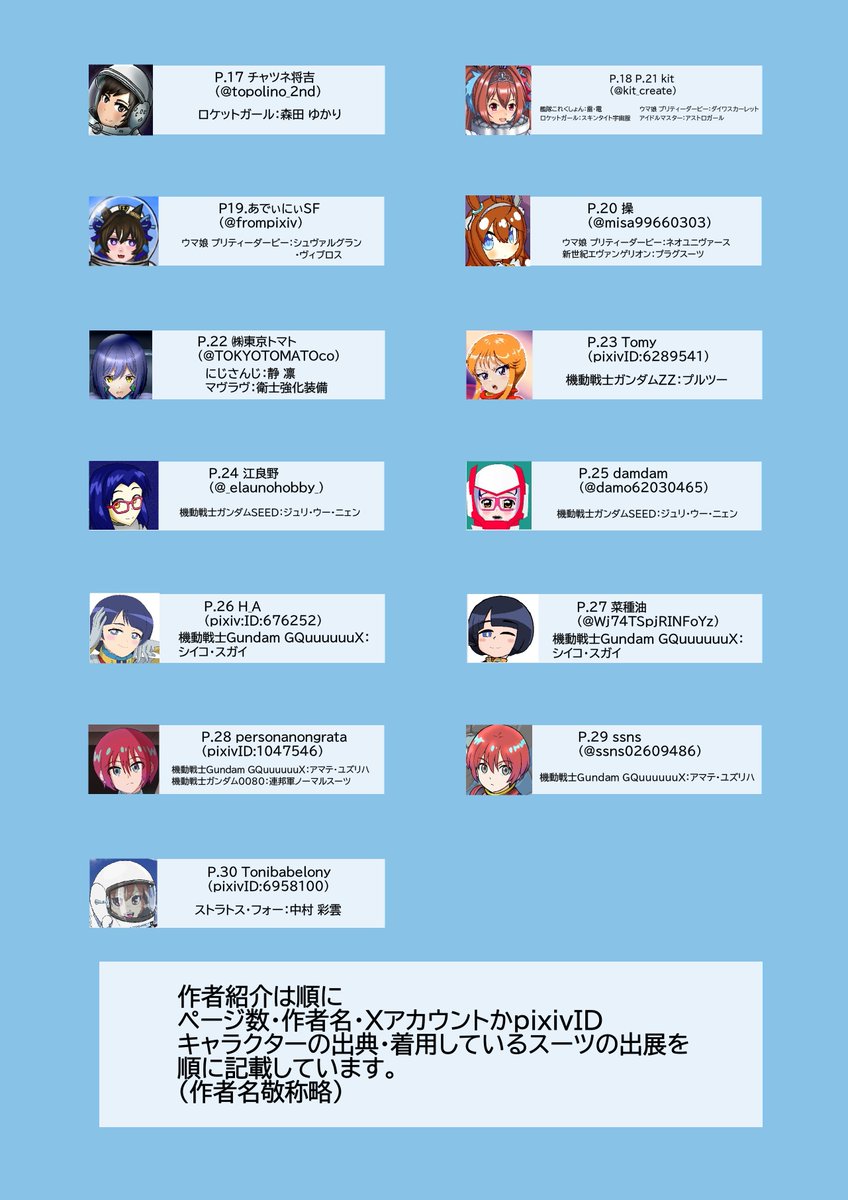 screwshaft_2017's tweet image. 【お知らせ】
6/29に開催される「ぴたけっと4」に新刊『S-S-S Side:B Vol.9』を頒布いたします。今回は27名の作者の方々に寄稿していただけました(画像参照)絵は29P収録です。当日ご興味のある方はぜひスペースまでお越しください。