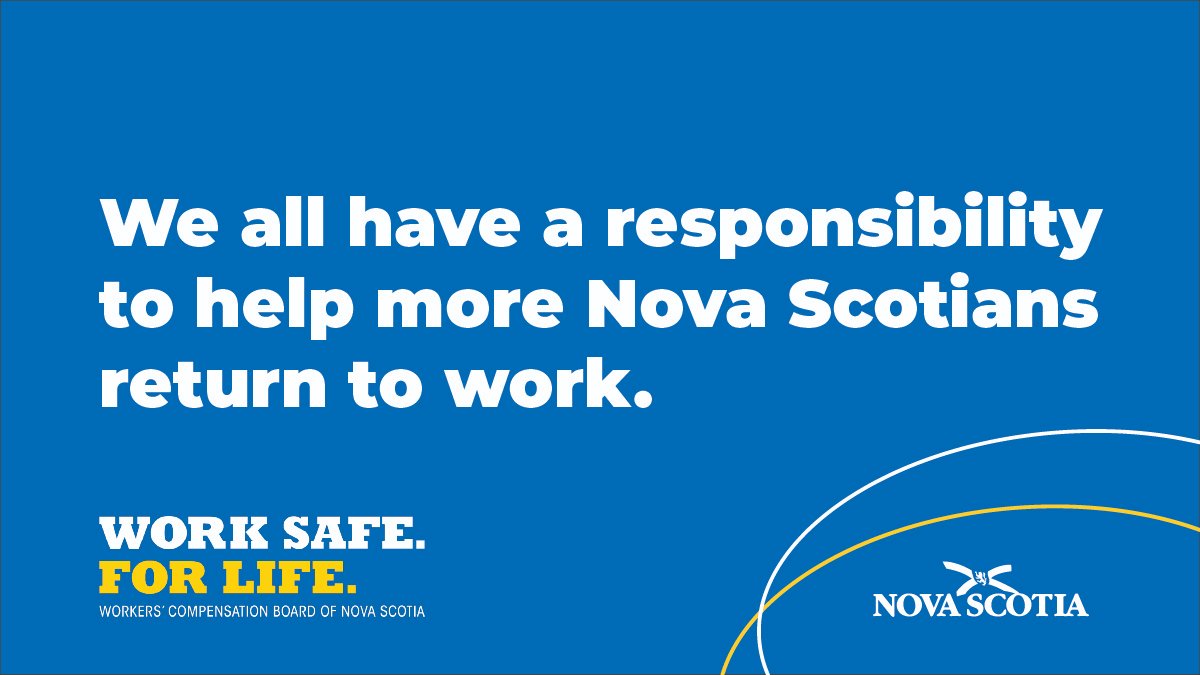 💡Staying connected to work after an injury helps people recover. 
 
On July 15, new legislation will make it a shared responsibility between WCB Nova Scotia, employers and workers to support safe return-to-work plans. 
 
🔗Details: wcb.ns.ca/DutytoCooperate #RecoveryAtWork #NSGov